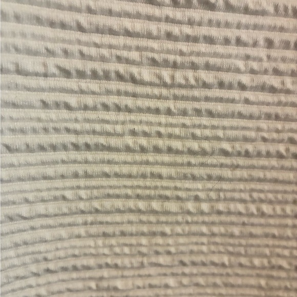 Calvin Klein Ivory Ribbed Knit Top - Picture 4 of 7